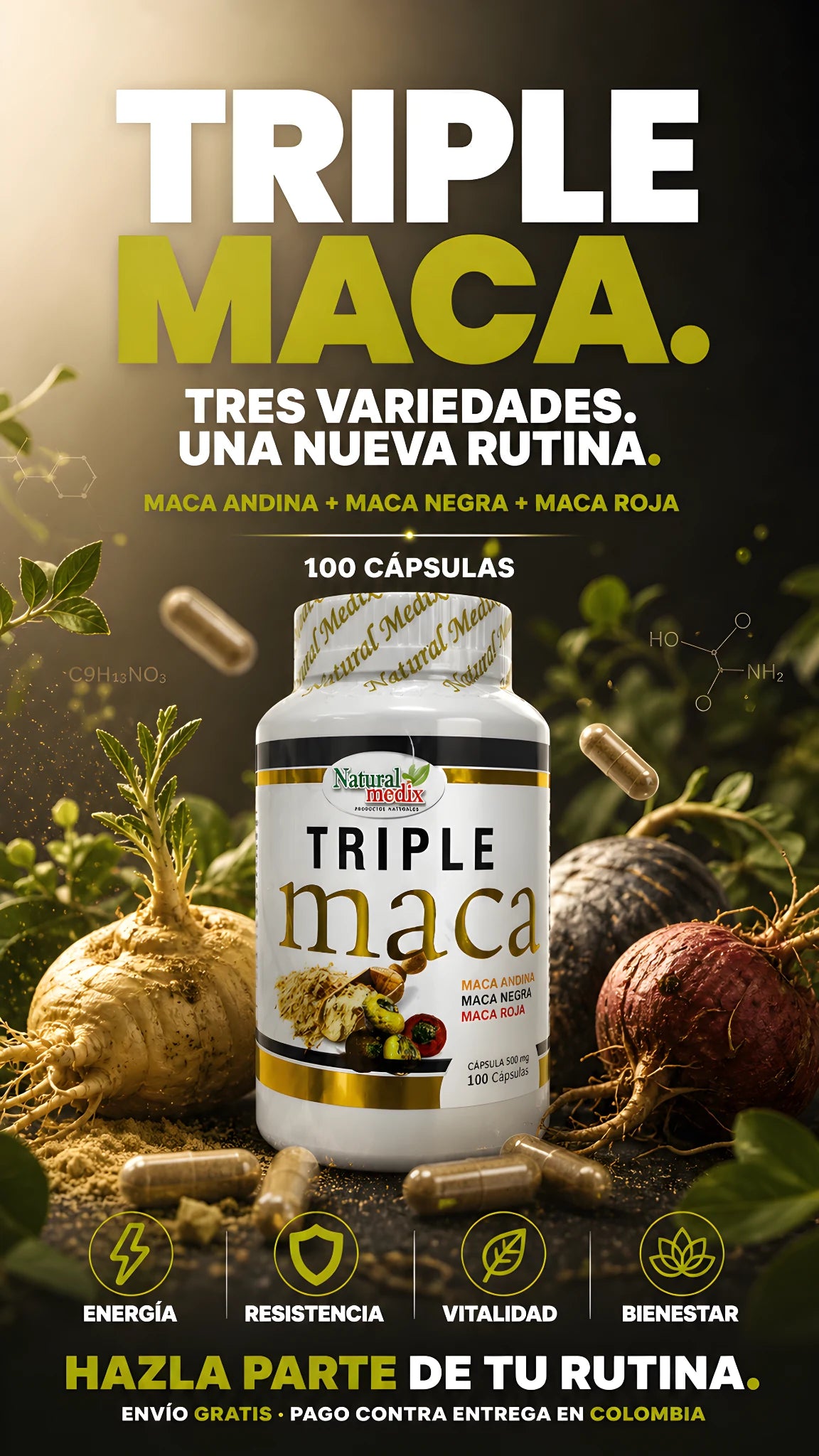 3 Macas Capsulas