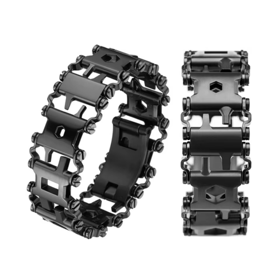 TREAD PRO 29-en-1 – Pulsera Multiherramienta de Acero Premium