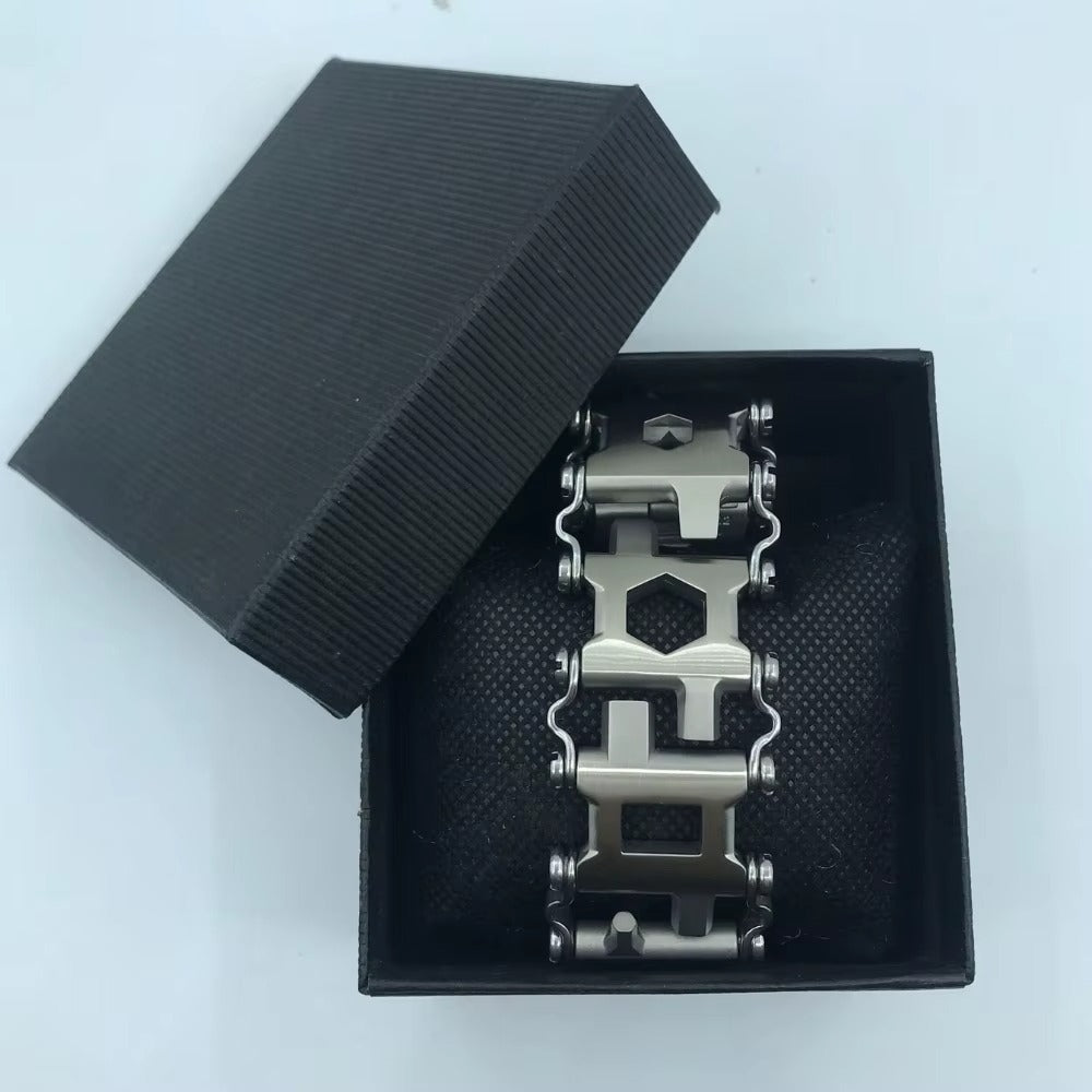 TREAD PRO 29-en-1 – Pulsera Multiherramienta de Acero Premium