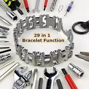 TREAD PRO 29-en-1 – Pulsera Multiherramienta de Acero Premium