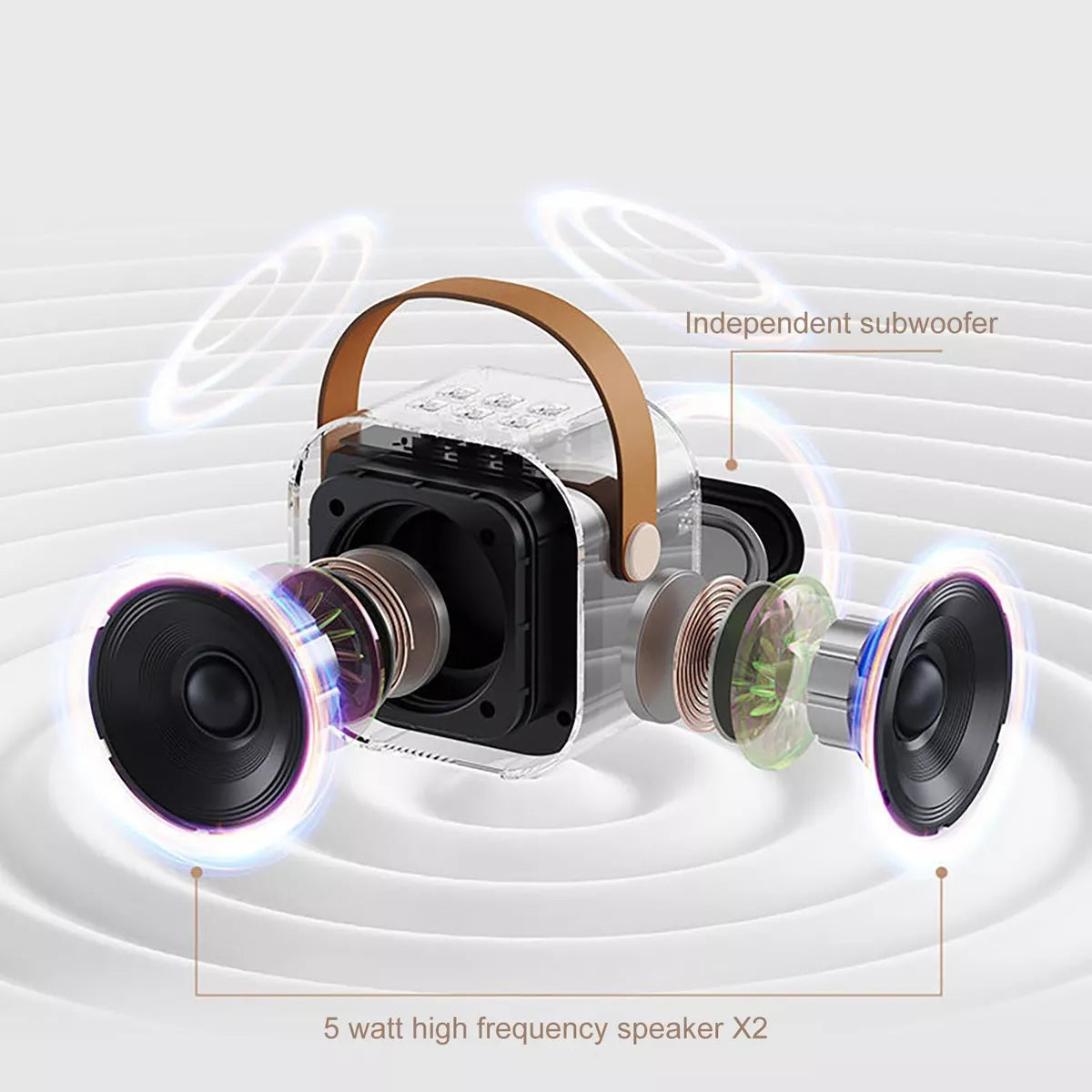 Altavoz Karaoke Portátil Bluetooth