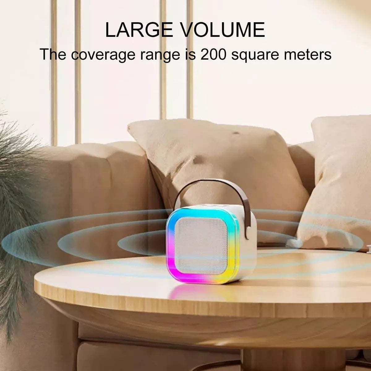 Altavoz Karaoke Portátil Bluetooth